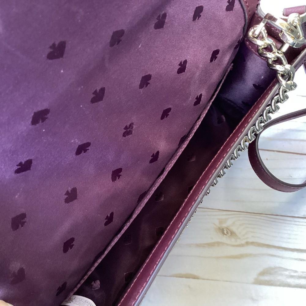 Kate Spade Cameron Convertible Crossbody β Cherrywood Saffiano Leather - Picture 11 of 12